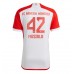 Bayern Munich Jamal Musiala #42 Replika Hemma matchkläder 2023-24 Korta ärmar
